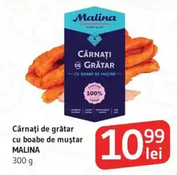 Supeco Cârnaţi de grătar cu boabe de muştar MALINA Ofertă
