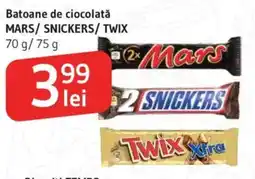 Supeco Batoane de ciocolată MARS/ SNICKERS/ TWIX Ofertă
