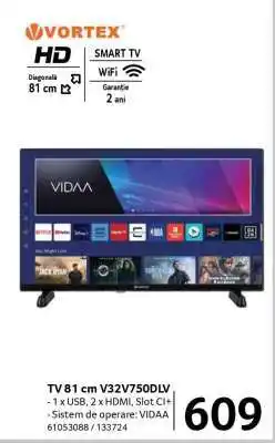 Selgros TV 81 cm V32V750DLV Ofertă