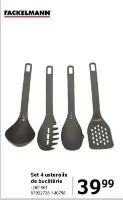 Selgros Set 4 ustensile de bucătărie Ofertă