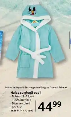 Selgros Halat cu glugă copii Ofertă