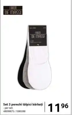 Selgros Set 3 perechi tălpici bărbați Ofertă