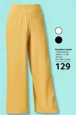 Selgros Pantaloni damă Ofertă
