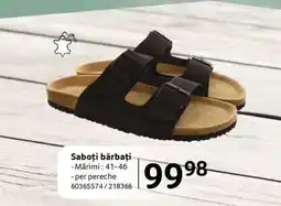 Selgros Saboți bărbați Ofertă