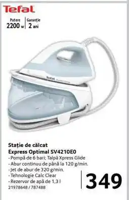 Selgros Statie de calcat Express Optimal SV4210E0 Ofertă