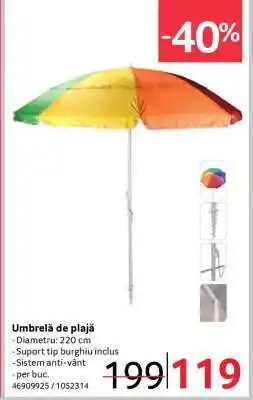 Selgros Umbrelă de plajă Ofertă