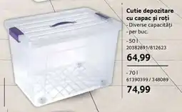 Selgros Cutie depozitare cu capac și roți Ofertă