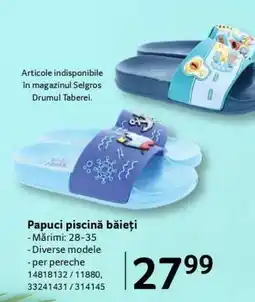 Selgros Papuci piscină băieți Ofertă