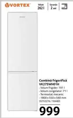 Selgros Combină frigorifică VK27SWH01H Ofertă