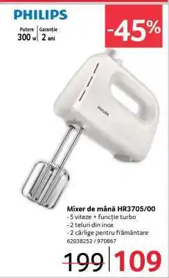 Selgros Mixer de mână HR3705/00 Ofertă
