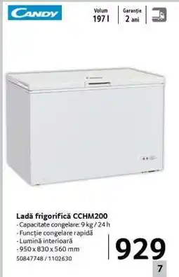 Selgros Ladă frigorifică CCHM200 Ofertă