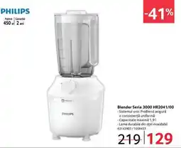 Selgros Blender Seria 3000 HR2041/00 Ofertă