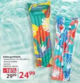 Selgros Saltea gonflabilă Ofertă