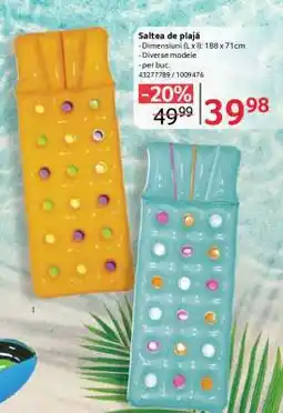 Selgros Saltea de plajă Ofertă