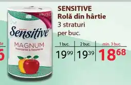 Selgros SENSITIVE Rolă din hârtie Ofertă