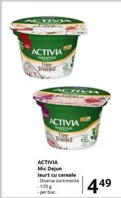 Selgros ACTIVIA MIC DEJUN IAURT CU CEREALE Ofertă