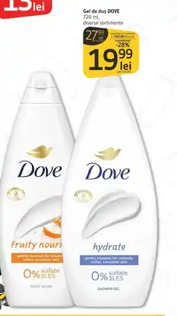 Supeco Gel de duş DOVE Ofertă