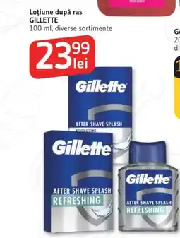 Supeco Loţiune după ras GILLETTE Ofertă