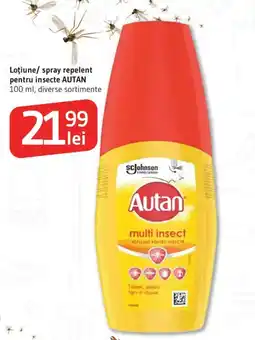 Supeco Loţiune/ spray repelent pentru insecte AUTAN Ofertă