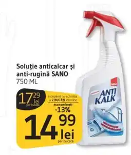 Supeco Soluţie anticalcar şi anti-ruginǎ SANO Ofertă