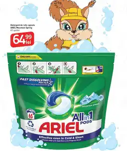 Supeco Detergent de rufe capsule ARIEL Mountain Spring Ofertă