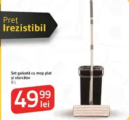 Supeco Set galeată cu mop plat şi storcǎtor Ofertă