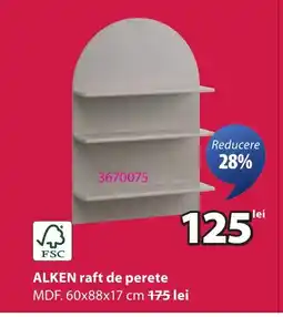 JYSK ALKEN raft de perete Ofertă