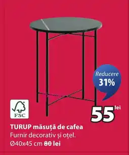 JYSK TURUP măsuţă de cafea Ofertă