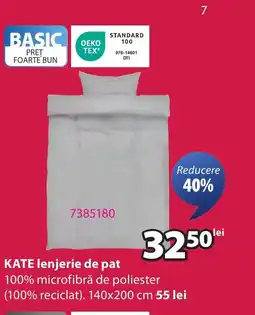 JYSK KATE lenjerie de pat Ofertă