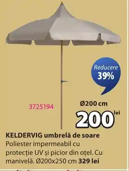 JYSK KELDERVIG umbrelă de soare Ofertă