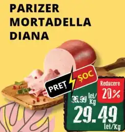 Diana Supermarket Parizer mortadella diana Ofertă
