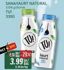 Diana Supermarket TU! Sana/iaurt natural Ofertă