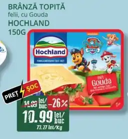 Diana Supermarket HOCHLAND Brânză topită felii, cu gouda Ofertă