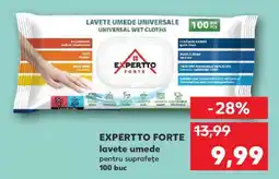 Kaufland EXPERTTO FORTE lavete umede Ofertă