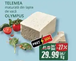 Diana Supermarket OLYMPUS Telemea maturată din lapte de vacǎ Ofertă