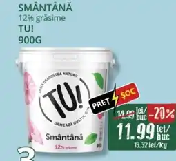 Diana Supermarket TU! Smântână Ofertă
