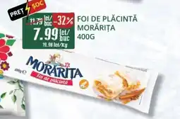 Diana Supermarket MORĂRIŢA Foi de plăcintă Ofertă