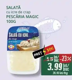 Diana Supermarket PESCĂRIA MAGIC Salată cu icre de crap Ofertă