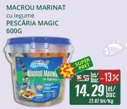 Diana Supermarket PESCĂRIA MAGIC Macrou marinat cu legume Ofertă