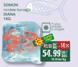 Diana Supermarket Somon rondele norvegia diana Ofertă