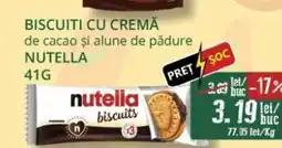 Diana Supermarket NUTELLA Biscuiti cu cremă de cacao şi alune de pădure Ofertă