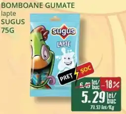 Diana Supermarket SUGUS Bomboane gumate lapte Ofertă
