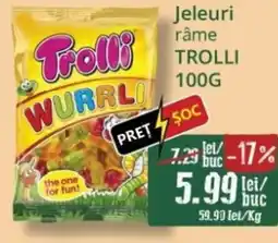 Diana Supermarket TROLLI Jeleuri râme Ofertă