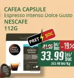 Diana Supermarket NESCAFE Cafea capsule espresso intenso dolce gusto Ofertă