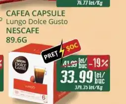 Diana Supermarket NESCAFE Cafea capsule lungo dolce gusto Ofertă