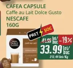Diana Supermarket NESCAFE Cafea capsule caffe au lait dolce gusto Ofertă