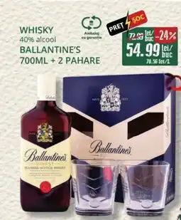Diana Supermarket BALLANTINE'S Whisky 40% alcool Ofertă