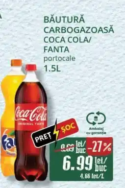 Diana Supermarket COCA COLA/ FANTA Băutură carbogazoasă Ofertă