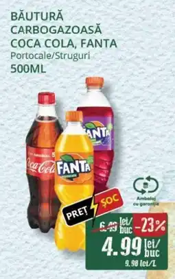Diana Supermarket COCA COLA, FANTA Băutură carbogazoasă portocale/struguri Ofertă