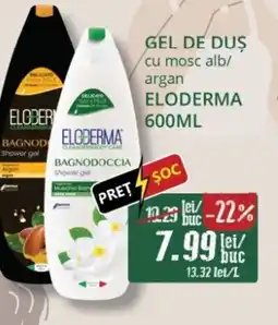 Diana Supermarket ELODERMA Gel de duş cu mosc alb/ argan Ofertă
